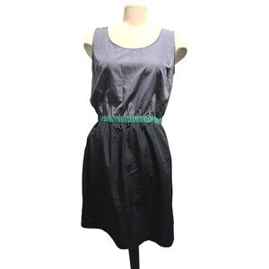 Banana Republic Womens Sleeveless Colorblock Dress Blue & Black Size 8 (Medium)